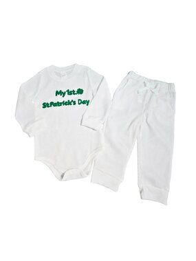 Matching Sets Nwot Baby My 1st St Patricks Day Waffle Knit Bodysuit matching-sets-nwot-baby-my-1st-st-patricks-day-waffle-knit-bodysuit